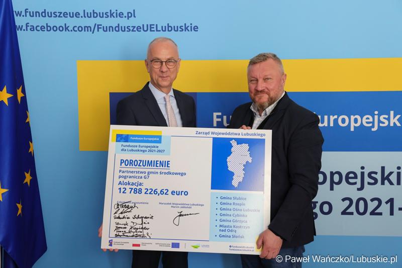 Podpisanie porozumienia z samorządami tworzącymi Partnerstwo Gmin Środkowego Pogranicza G7