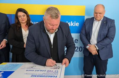 Podpisanie porozumienia z samorządami tworzącymi Partnerstwo Gmin Środkowego Pogranicza G7