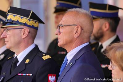 Uroczystość przekazania nowego wozu strażackiego dla OSP Żary-Kunice 