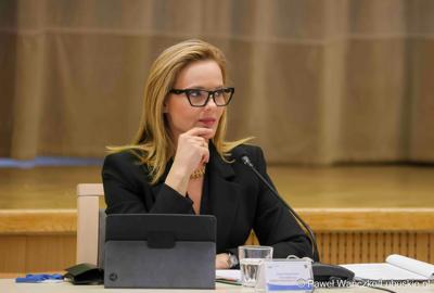Uczestnicy kwietniowej sesji Sejmiku Województwa Lubuskiego w Zielonej Górze 