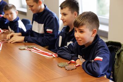 Lubuscy mistrzowie karate z wizytą w Urzędzie Marszałkowskim