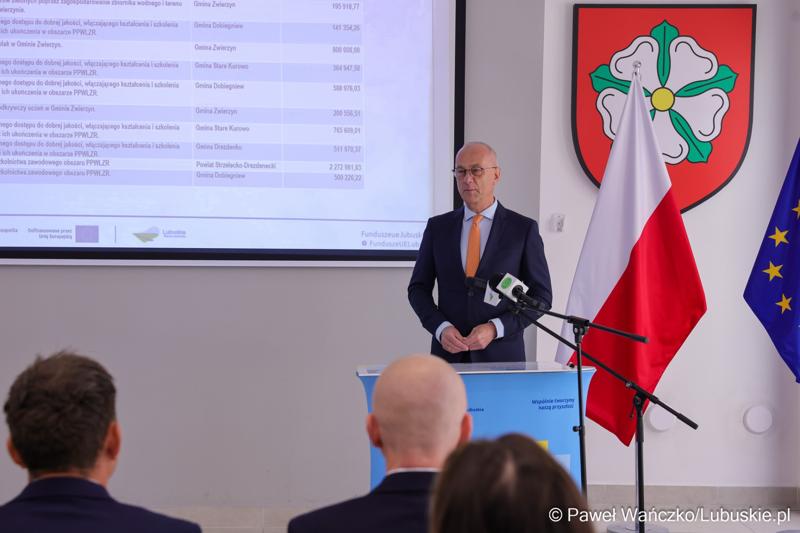 Marszałek Województwa Lubuskiego Marcin Jabłoński