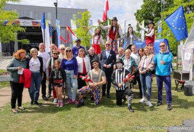 Piknik Funduszy Europejskich 2025 w Zielonej Górze na pl. Teatralnym w Zielonej Górze