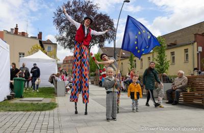 Piknik Funduszy Europejskich 2025 w Zielonej Górze na pl. Teatralnym w Zielonej Górze
