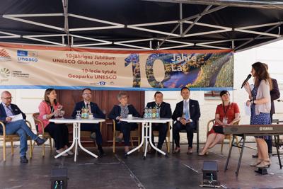 Znajdujemy się w miejscu geologicznego cudu natury, ale też transgranicznego cudu nowoczesnej, zjednoczonej Europy