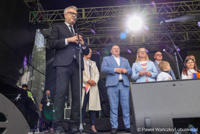 Uczestnicy Święta Województwa Lubuskiego w Żaganiu