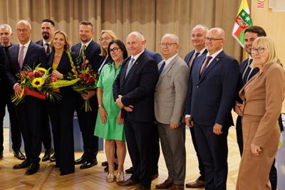 Uczestnicy XI zwyczajnej sesji Sejmiku Województwa Lubuskiego 
