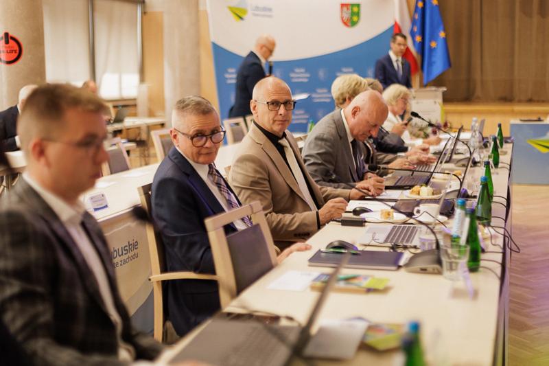 Uczestnicy XI zwyczajnej sesji Sejmiku Województwa Lubuskiego