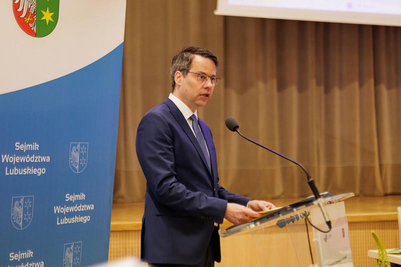 Uczestnicy XI zwyczajnej sesji Sejmiku Województwa Lubuskiego