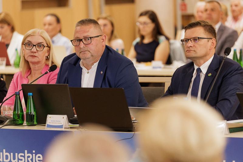Uczestnicy XI zwyczajnej sesji Sejmiku Województwa Lubuskiego