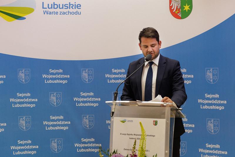 Uczestnicy XI zwyczajnej sesji Sejmiku Województwa Lubuskiego