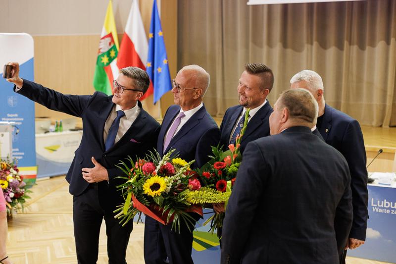 Uczestnicy XI zwyczajnej sesji Sejmiku Województwa Lubuskiego