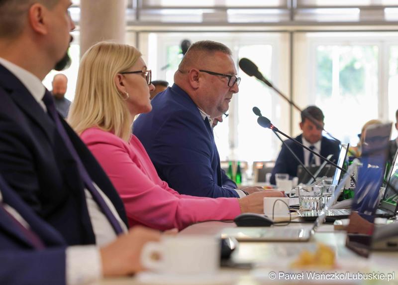 Uczestnicy XI zwyczajnej sesji Sejmiku Województwa Lubuskiego
