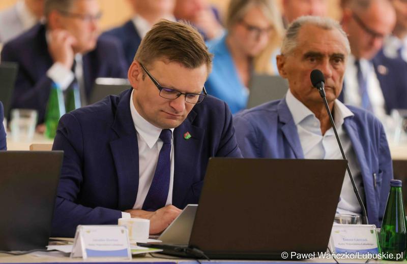 Uczestnicy XI zwyczajnej sesji Sejmiku Województwa Lubuskiego