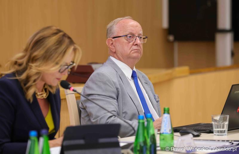 Uczestnicy XI zwyczajnej sesji Sejmiku Województwa Lubuskiego