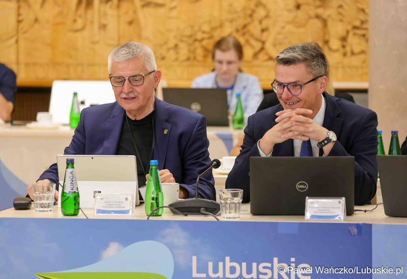 Uczestnicy XI zwyczajnej sesji Sejmiku Województwa Lubuskiego