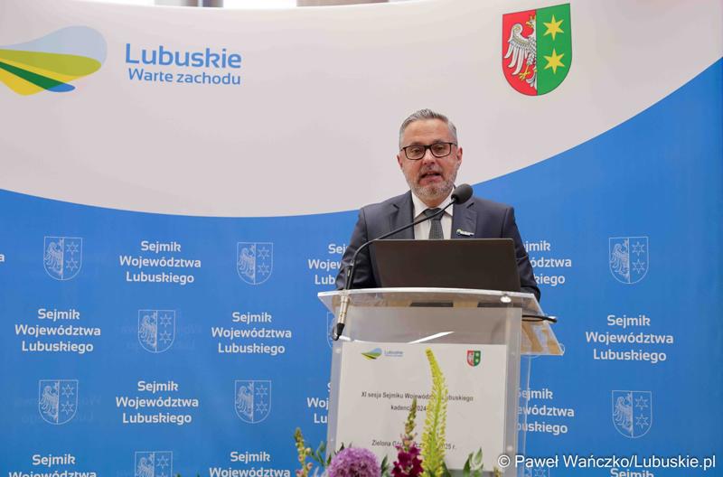 Uczestnicy XI zwyczajnej sesji Sejmiku Województwa Lubuskiego