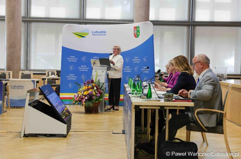 Uczestnicy XI zwyczajnej sesji Sejmiku Województwa Lubuskiego