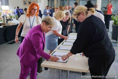Uczestnicy XI zwyczajnej sesji Sejmiku Województwa Lubuskiego 
