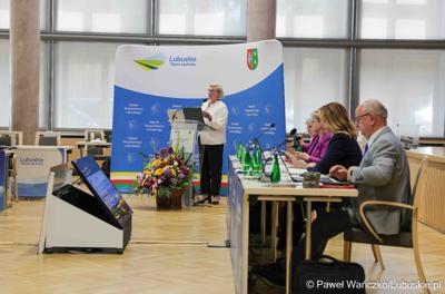 Uczestnicy XI zwyczajnej sesji Sejmiku Województwa Lubuskiego 
