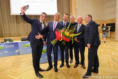 Uczestnicy XI zwyczajnej sesji Sejmiku Województwa Lubuskiego 
