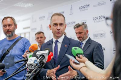 Wiceminister Cezary Tomczyk z wizytą w Gorzowie Wlkp. 