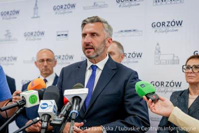 Wiceminister Cezary Tomczyk z wizytą w Gorzowie Wlkp. 