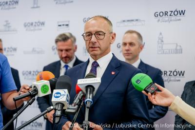 Wiceminister Cezary Tomczyk z wizytą w Gorzowie Wlkp. 