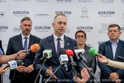 Wiceminister Cezary Tomczyk z wizytą w Gorzowie Wlkp. 