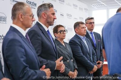 Wiceminister Cezary Tomczyk z wizytą w Gorzowie Wlkp. 