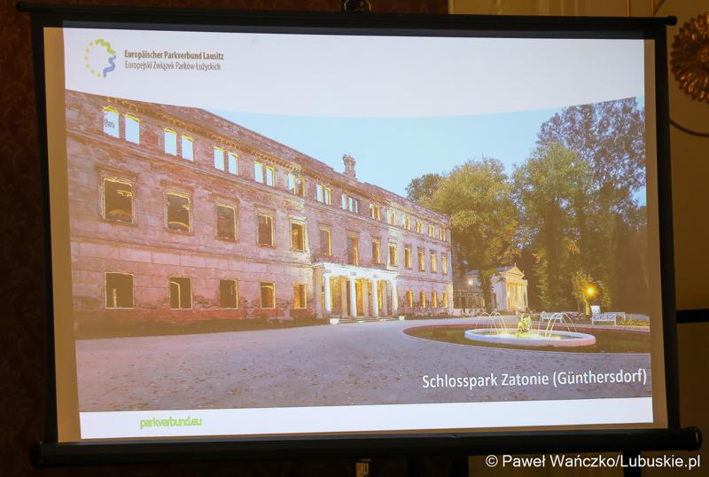 Uroczystość 15-lecia założenia Europejskiego Związku Parków Łużyckich w Pałacu Książęcym w Żaganiu