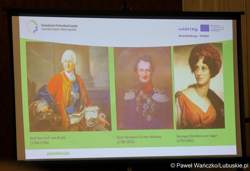 Uroczystość 15-lecia założenia Europejskiego Związku Parków Łużyckich w Pałacu Książęcym w Żaganiu