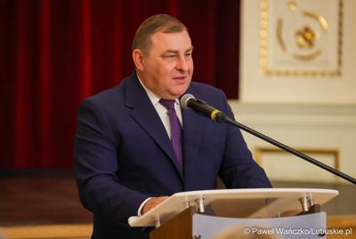 Wicemarszałek województwa lubuskiego Grzegorz Potęga 