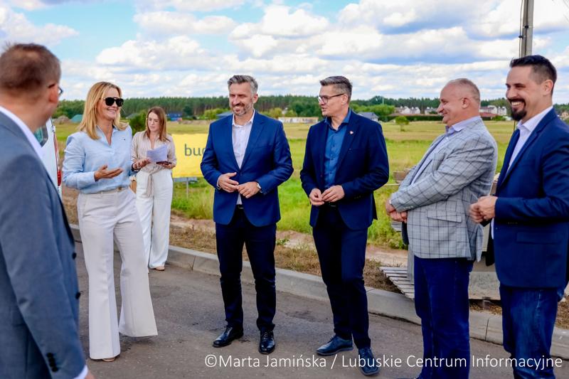 Wizyta robocza placu budowy IV etapu obwodnicy Drezdenka