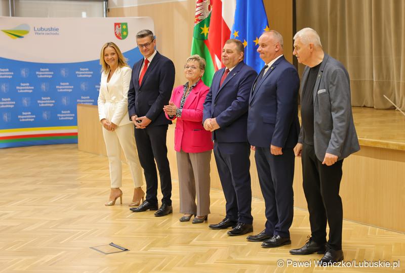 Spotkanie nowego marszałka województwa lubuskiego Sebastiana Ciemnoczołowskiego, wraz z całym Zarządem Województwa, z pracownikami Urzędu Marszałkowskiego
