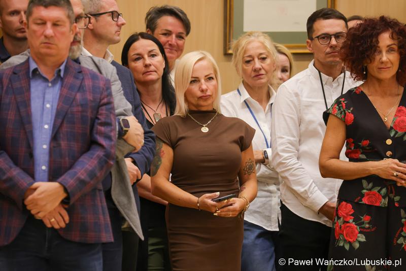 Spotkanie nowego marszałka województwa lubuskiego Sebastiana Ciemnoczołowskiego, wraz z całym Zarządem Województwa, z pracownikami Urzędu Marszałkowskiego