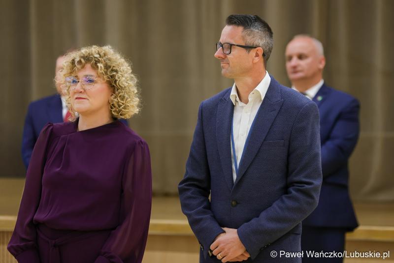 Spotkanie nowego marszałka województwa lubuskiego Sebastiana Ciemnoczołowskiego, wraz z całym Zarządem Województwa, z pracownikami Urzędu Marszałkowskiego