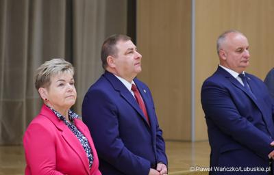 Spotkanie nowego marszałka województwa lubuskiego Sebastiana Ciemnoczołowskiego, wraz z całym Zarządem Województwa, z pracownikami Urzędu Marszałkowskiego