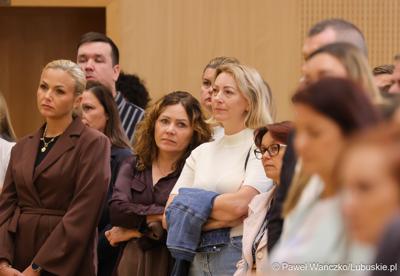 Spotkanie nowego marszałka województwa lubuskiego Sebastiana Ciemnoczołowskiego, wraz z całym Zarządem Województwa, z pracownikami Urzędu Marszałkowskiego