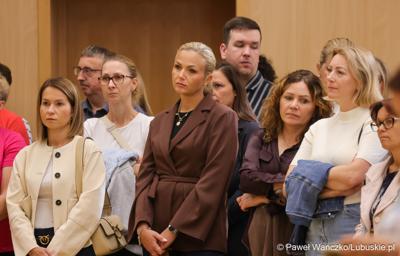 Spotkanie nowego marszałka województwa lubuskiego Sebastiana Ciemnoczołowskiego, wraz z całym Zarządem Województwa, z pracownikami Urzędu Marszałkowskiego