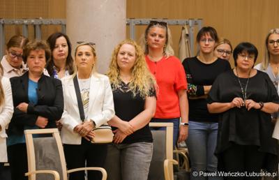 Spotkanie nowego marszałka województwa lubuskiego Sebastiana Ciemnoczołowskiego, wraz z całym Zarządem Województwa, z pracownikami Urzędu Marszałkowskiego