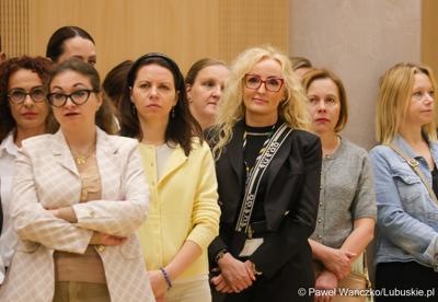 Spotkanie nowego marszałka województwa lubuskiego Sebastiana Ciemnoczołowskiego, wraz z całym Zarządem Województwa, z pracownikami Urzędu Marszałkowskiego