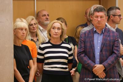 Spotkanie nowego marszałka województwa lubuskiego Sebastiana Ciemnoczołowskiego, wraz z całym Zarządem Województwa, z pracownikami Urzędu Marszałkowskiego
