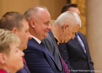 Spotkanie nowego marszałka województwa lubuskiego Sebastiana Ciemnoczołowskiego, wraz z całym Zarządem Województwa, z pracownikami Urzędu Marszałkowskiego