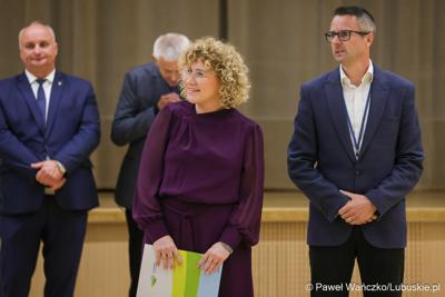 Spotkanie nowego marszałka województwa lubuskiego Sebastiana Ciemnoczołowskiego, wraz z całym Zarządem Województwa, z pracownikami Urzędu Marszałkowskiego