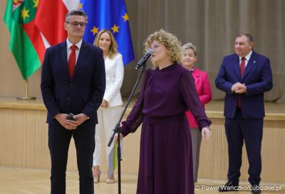 Spotkanie nowego marszałka województwa lubuskiego Sebastiana Ciemnoczołowskiego, wraz z całym Zarządem Województwa, z pracownikami Urzędu Marszałkowskiego