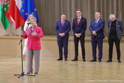 Spotkanie nowego marszałka województwa lubuskiego Sebastiana Ciemnoczołowskiego, wraz z całym Zarządem Województwa, z pracownikami Urzędu Marszałkowskiego