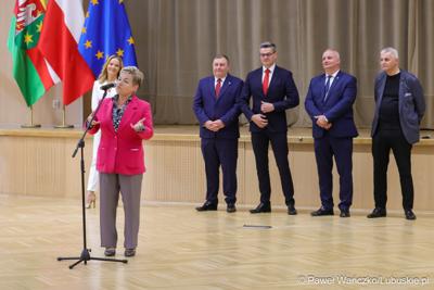 Spotkanie nowego marszałka województwa lubuskiego Sebastiana Ciemnoczołowskiego, wraz z całym Zarządem Województwa, z pracownikami Urzędu Marszałkowskiego