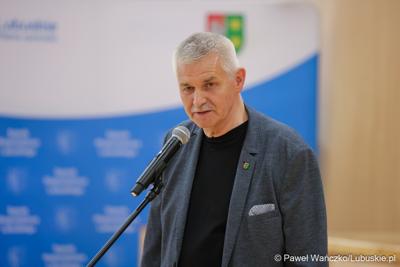 Spotkanie nowego marszałka województwa lubuskiego Sebastiana Ciemnoczołowskiego, wraz z całym Zarządem Województwa, z pracownikami Urzędu Marszałkowskiego