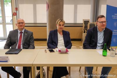 Uczestnicy V Sesji Młodzieżowego Sejmiku Województwa Lubuskiego w Zielonej Górze